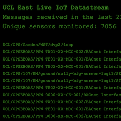 East Stream - MQTT matrix dashboard